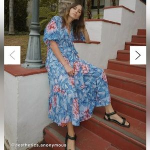 Urban Outfitters | Dresses | Uo Giovanna Floral Wrap Midi Dress Sz S | Poshmark Urban Outfitters | Dresses | Uo Giovanna Floral Wrap Midi Dress Sz S | Poshmark